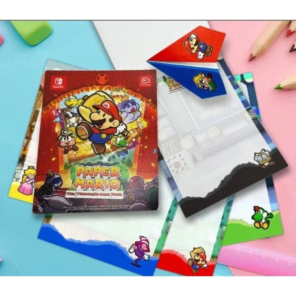 Paper Mario: The Thousand-Year Door Character Notepad Nintendo Rewards New [FL]